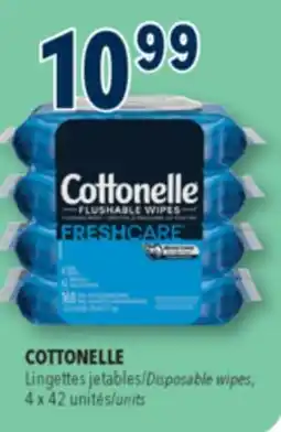 Familiprix COTTONELLE, Disposable wipes, 4 x 42 units offer