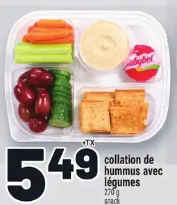 Metro COLLATION DE HUMMUS AVEC LÉGUMES offer