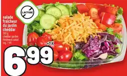 Metro SALADE FRAÎCHEUR DU JARDIN CHEDDAR | CHEDDAR GARDEN FRESHNESS SALAD offer