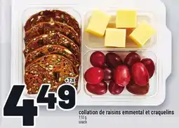 Metro COLLATION DE RAISINS EMMENTAL ET CRAQUELINS| SNACK offer