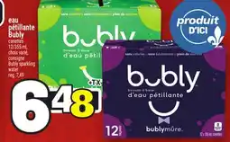 Metro EAU PÉTILLANTE BUBLY | BUBLY SPARKLING WATER offer