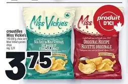Metro CROUSTILLES MISS VICKIE'S | MISS VICKIE'S POTATO CHIPS offer