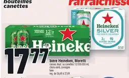 Metro BIÈRE HEINEKEN, MORETTI | BEER offer