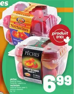 Metro PÊCHES, NECTARINES | PEACHES OR NECTARINES offer