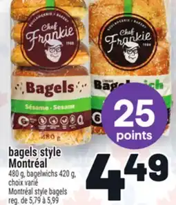 Metro BAGELS STYLE MONTRÉAL | MONTRÉAL STYLE BAGELS offer