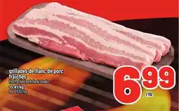 Metro GRILLADES DE FLANC DE PORC FRAÎCHES | FRESH GRILLED PORK FLANK STEAKS offer