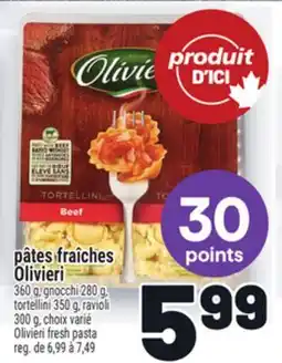 Metro PÂTES FRAÎCHES OLIVIERI | OLIVIERI FRESH PASTA offer