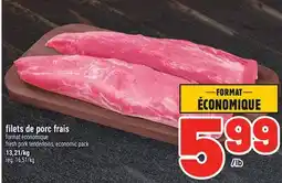 Metro FILETS DE PORC FRAIS | FRESH PORK TENDERLOINS offer