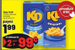 Metro DÎNER KRAFT | KRAFT DINNER offer