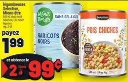 Metro LÉGUMINEUSES SELECTION, MIEUX‑ÊTRE | SELECTION, LIFE SMART LEGUMES offer