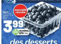 Metro BLEUETS | BLUEBERRIES offer