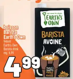 Metro BOISSON EARTH'S OWN | EARTH'S OWN BARISTA DRINK offer