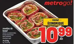 Metro ROSETTES DE BOEUF | BEEF PINWHEELS offer