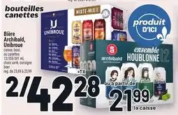 Metro BIÈRE ARCHIBALD, UNIBROUE | BEER offer