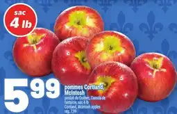 Metro POMMES CORTLAND, MCINTOSH | CORTLAND, MCINTOSH APPLES offer