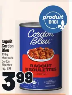 Metro RAGOÛT CORDON BLEU | CORDON BLEU STEW offer