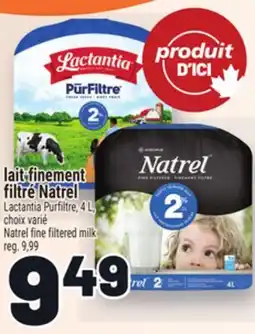 Metro LAIT FINEMENT FILTRÉ NATREL | NATREL FINE FILTERED MILK offer