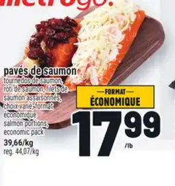 Metro PAVÉS DE SAUMON | SALMON PORTIONS offer