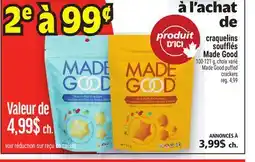 Metro CRAQUELINS SOUFFLÉS MADE GOOD | MADE GOOD PUFFED CRACKERS offer