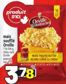 Metro MAÏS SOUFFLÉ ORVILLE | ORVILLE POPCORN offer