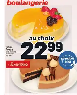 Metro GÂTEAU MOUSSE IRRESISTIBLE | MOUSSE CAKE offer