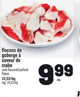 Metro FLOCONS DE GOBERGE À SAVEUR DE CRABE | CRAB FLAVOURED POLLOCK FLAKES offer