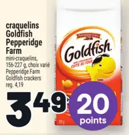 Metro CRAQUELINS GOLDFISH PEPPERIDGE FARM | PEPPERIDGE FARM GOLDFISH CRACKERS offer