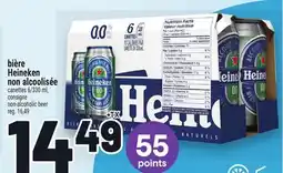 Metro BIÈRE HEINEKEN NON ALCOOLISÉE | NON-ALCOHOLIC BEER offer