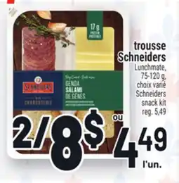 Metro TROUSSE SCHNEIDERS | SCHNEIDERS SNACK KIT offer