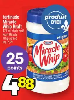 Metro TARTINADE MIRACLE WHIP KRAFT | KRAFT MIRACLE WHIP SPREAD offer