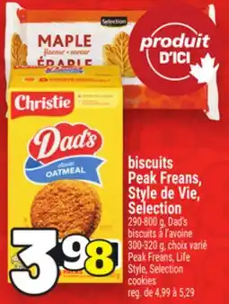 Metro BISCUITS PEAK FREANS, STYLE DE VIE, SELECTION | PEAK FREANS, LIFE STYLE, SELECTION COOKIES offer