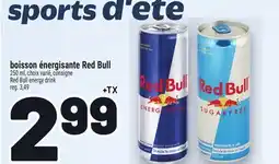 Metro BOISSON ÉNERGISANTE RED BULL | RED RED BULL ENERGY DRINK offer