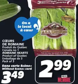 IGA ROMAINE HEARTS offer