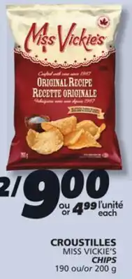 IGA MISS VICKIE'S CHIPS offer