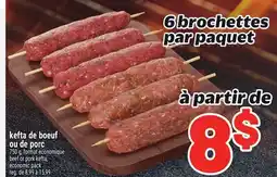 Metro KEFTA DE BOEUF OU DE PORC | BEEF OR PORK KEFTA offer