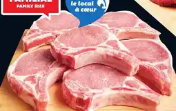 IGA FRESH PORK LOIN CHOPS offer