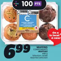IGA COMPLIMENTS MUFFINS offer