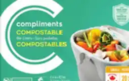 IGA COMPLIMENTS COMPOSTABLE BIN LINERS offer