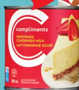 IGA COMPLIMENTS (300 mL) SWEETENED CONDENSED MILK offer
