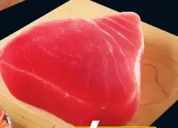 IGA FROZEN OR THAWED TUNA STEAK offer