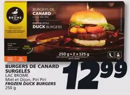 IGA LAC BROME FROZEN DUCK BURGERS offer