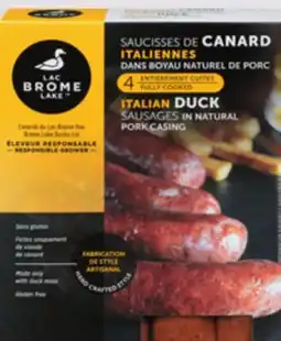 IGA LAC BROME FRESH DUCK SAUSAGES offer