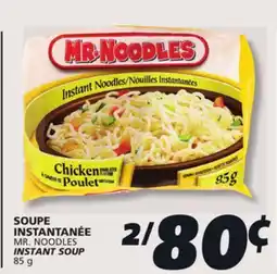 IGA MR. NOODLES INSTANT SOUP offer