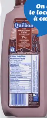 IGA QUÉBON, SEALTEST CHOCOLATE MILK offer