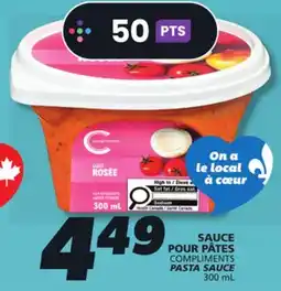 IGA COMPLIMENTS PASTA SAUCE offer