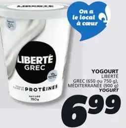IGA LIBERTÉ GREC YOGURT offer