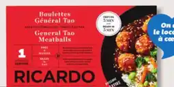 IGA RICARDO FROZEN MEAL offer