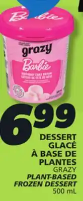 IGA GRAZY PLANT-BASED FROZEN DESSERT offer