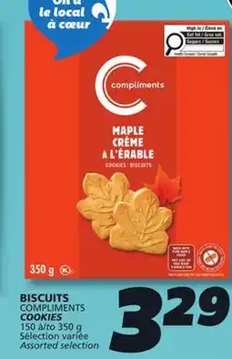 IGA COMPLIMENTS COOKIES offer