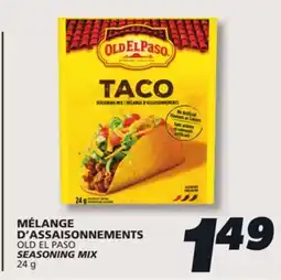 IGA OLD EL PASO SEASONING MIX offer